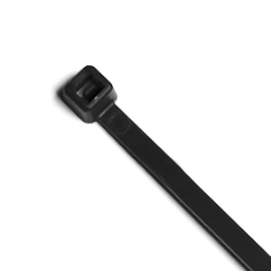 8" High Temp Standard Cable Ties PA66, (50 lb.)(Black)