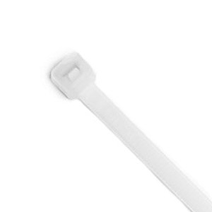 1 Case ACT 7" Inch Cable Ties 10,000 Per Case White, 