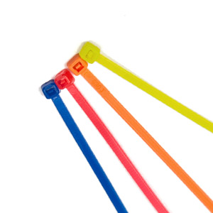 4" Miniature Cable Ties (18 lb.) (Fluorescent Colors) CP-4-18-F